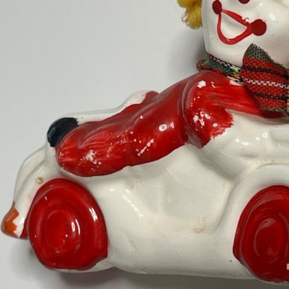 3 VTG Ceramic Hand Painted Figurines Circus Clowns 3"-3.5" Tall - Picture 11 of 16